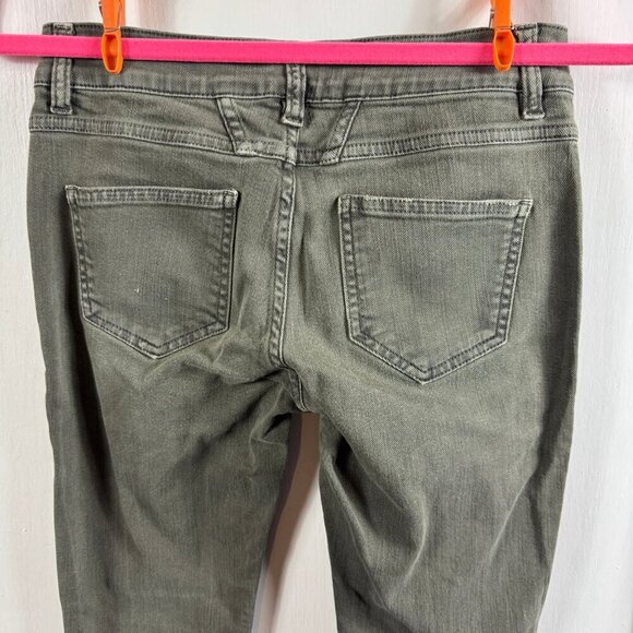 Closed Jeans pedal pusher denim jeans size 24 dark olive green wash - Picture 7 of 9